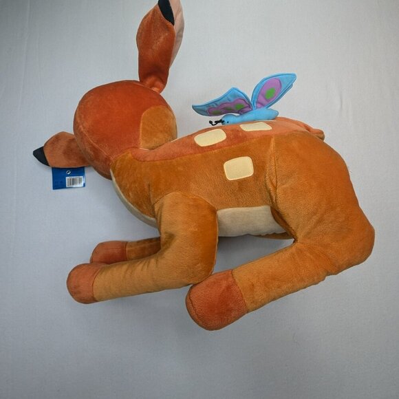 NWT Disney Bambi 2001 Plush w/ Butterfly (Mattel/Fisher Price) Large 20" - Picture 4 of 13